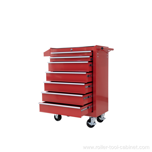 Red Ball Bearing Tool Trolley for DIY Market